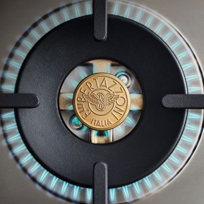 Логотип Bertazzoni латунный для газовой конфорки вок Логотип Bertazzoni латунный для газовой конфорки вок