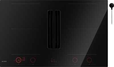 Индукционная варочная панель Celsius°Cooking™ со встроенной вытяжкой HIHD854GF Индукционная варочная панель Celsius°Cooking™ со встроенной вытяжкой HIHD854GF